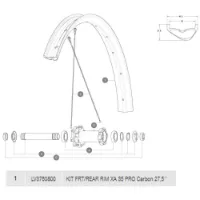 Mavic Xa 35 Pro Carbon Felg Mavic Xa 35 Pro Carbon Felg