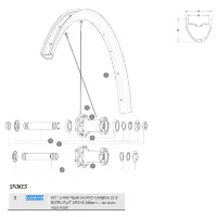 Mavic Xa Pro Carbon 27.5 Front/rear Eiker 12 Enheter Mavic Xa Pro Carbon 27.5 Front/rear Eiker 12 Enheter