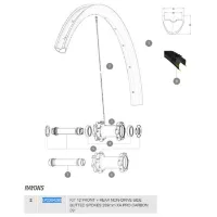 Mavic Xa Pro Carbon 29 2017-18 Venstre Eiker 12 Enheter Mavic Xa Pro Carbon 29 2017-18 Venstre Eiker 12 Enheter