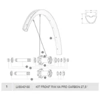 Mavic Xa Pro Carbon Framfelg Mavic Xa Pro Carbon Framfelg