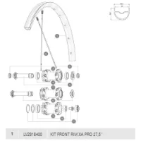 Mavic Xa Pro Framfelg Mavic Xa Pro Framfelg