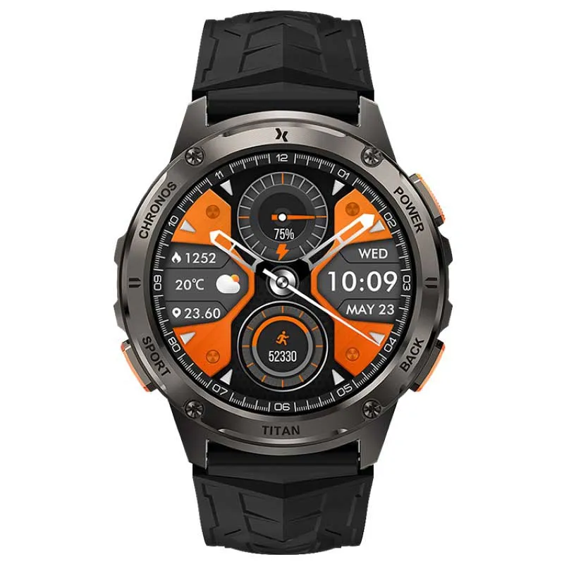 MaxCom Fw100 Titan Cronos Smartklokke, Black