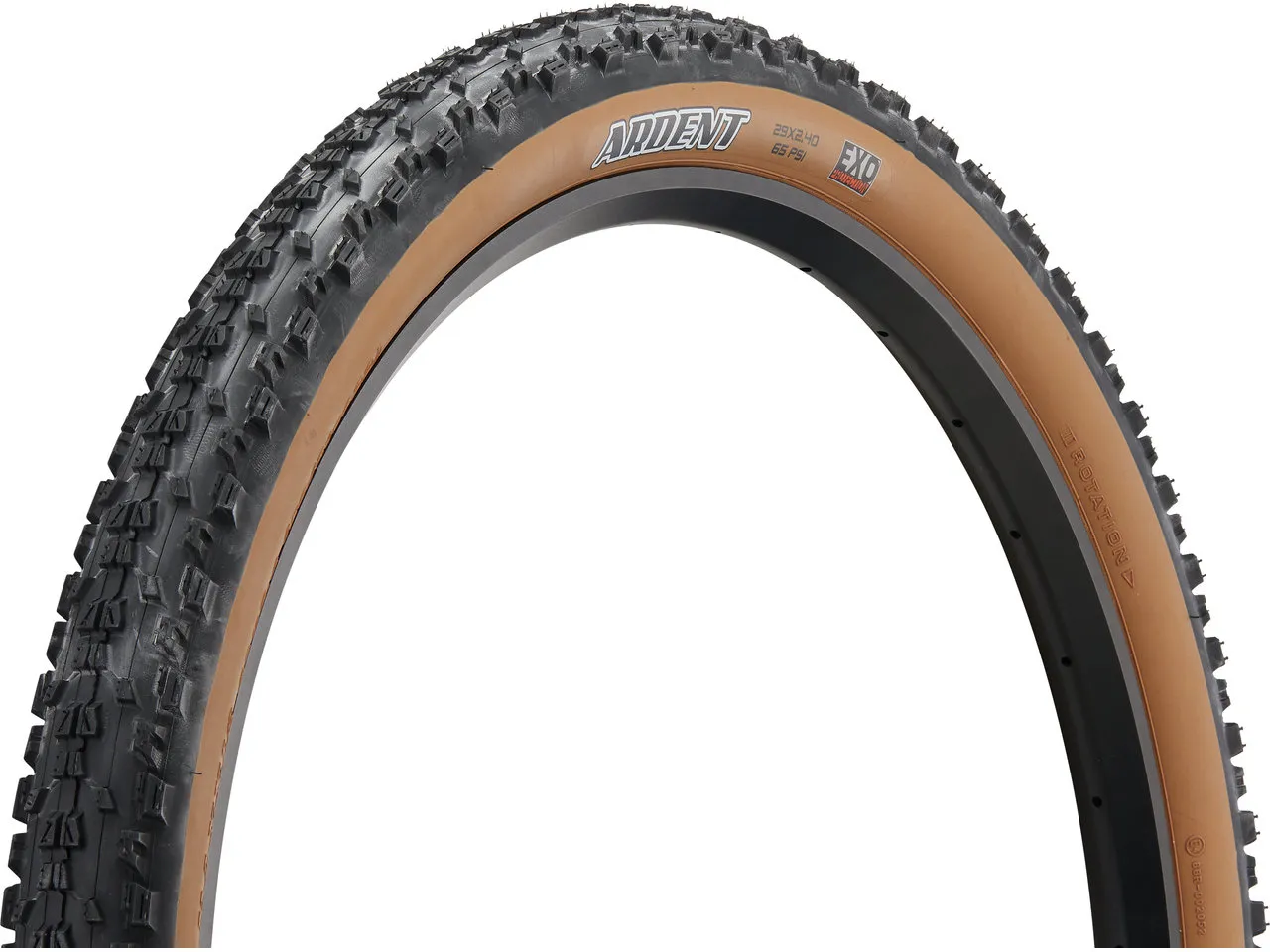Maxxis Ardent Dual EXO 29" Faltreifen, Svart/beige, 29 x 2.25" | 57-622, Sykkeldekk
