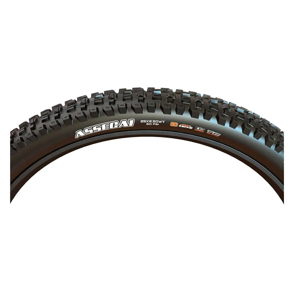 Maxxis Assegai Tubeless 29´´ X 2.50 Stiv Mtb-dekk, Black, 29" x 2.50, Sykkeldekk