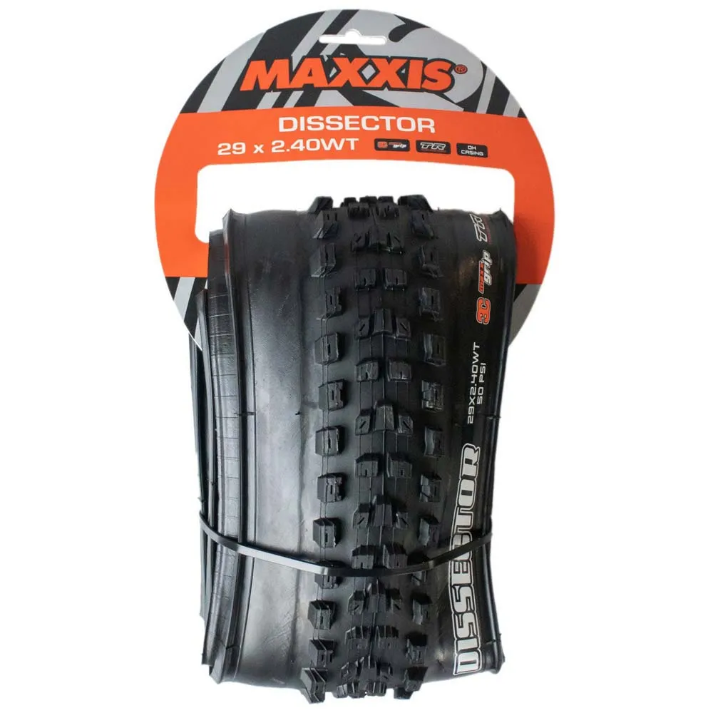Maxxis Dissector Exo Tubeless 29´´ X 2.40 Stiv Mtb-dekk, Black, 29" x 2.40, Sykkeldekk
