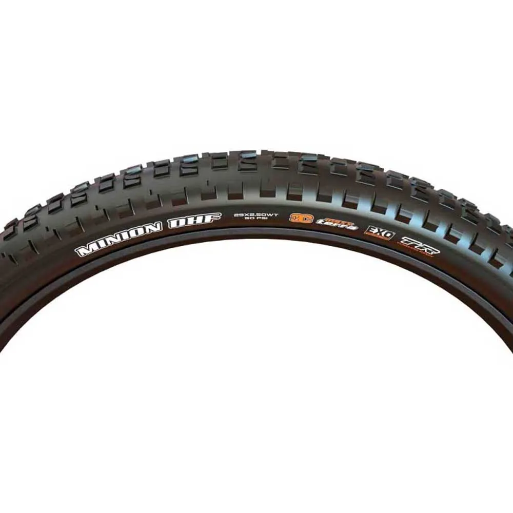 Maxxis Minion Dhf Exo 29´´ X 2.50 Stiv Mtb-dekk, Black, 29" x 2.50, Sykkeldekk
