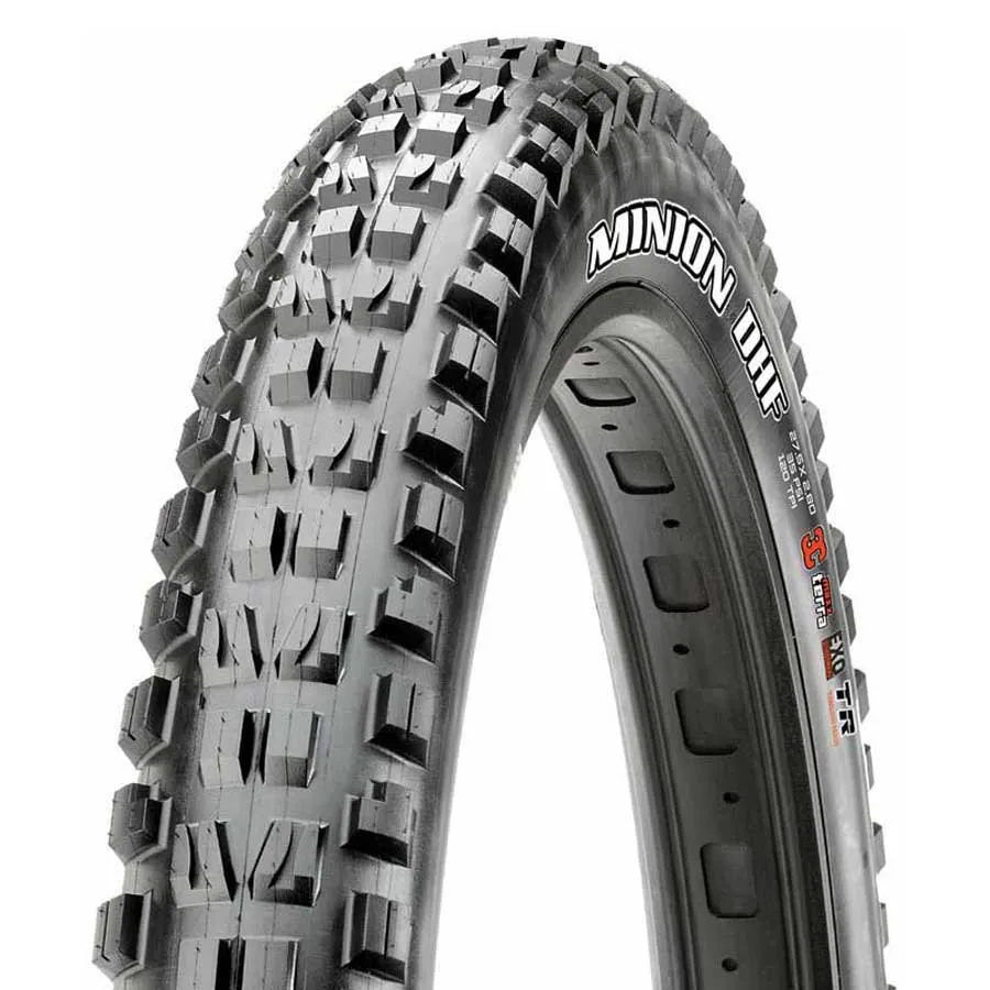 Maxxis Minion Dhf Tr Exo+ 3c Tubeless 29´´ X 2.60 Mtb-dekk, Black, 29" x 2.60, Sykkeldekk