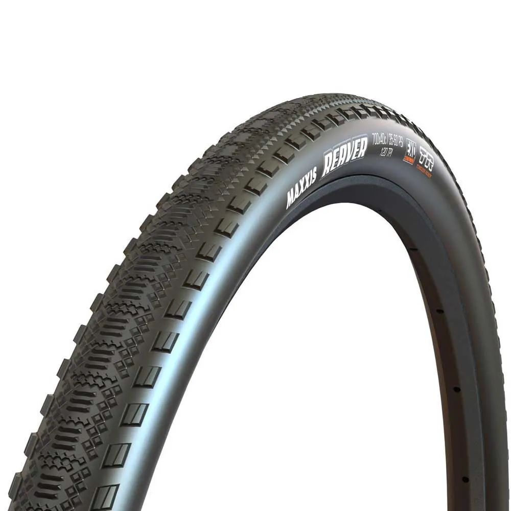 Maxxis Reaver 120 Tpi Hypr X/exo Tubeless 700c X 45 Stiv Graveldekk, Black, 700C x 45, Sykkeldekk