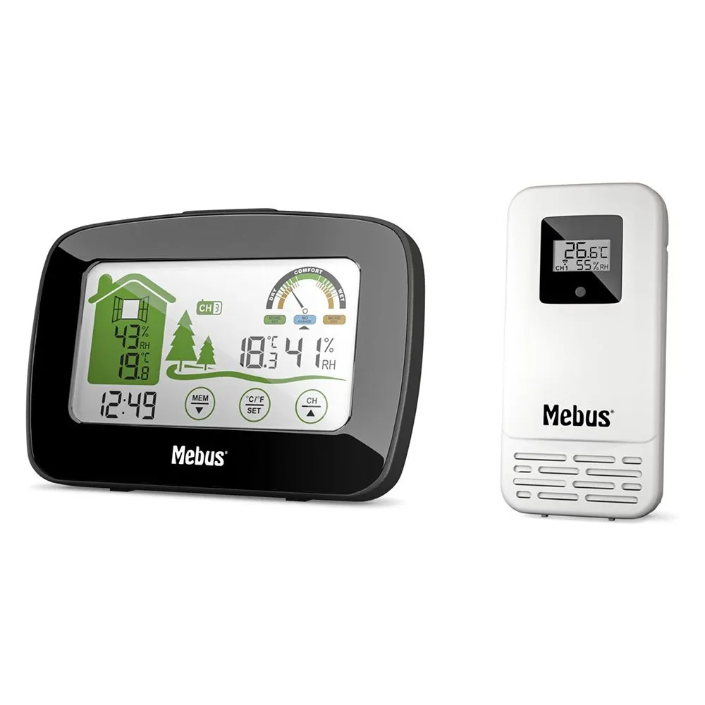 Mebus 40902 Værstasjon, Black, One Size