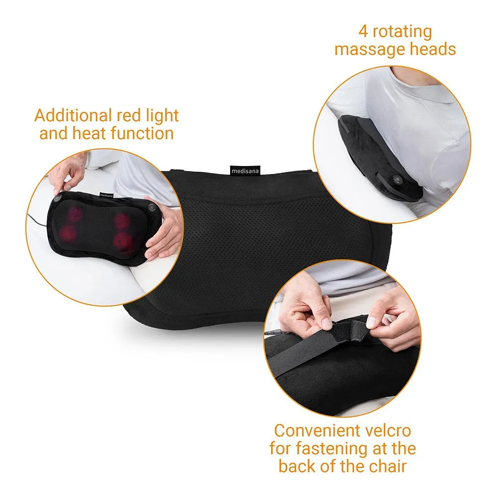 Medisana Mc 200 Massasjepute, Black, One Size Medisana Mc 200 Massasjepute, Black, One Size