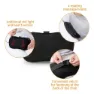 Medisana Mc 200 Massasjepute, Black, One Size