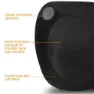 Medisana Mc 200 Massasjepute, Black, One Size
