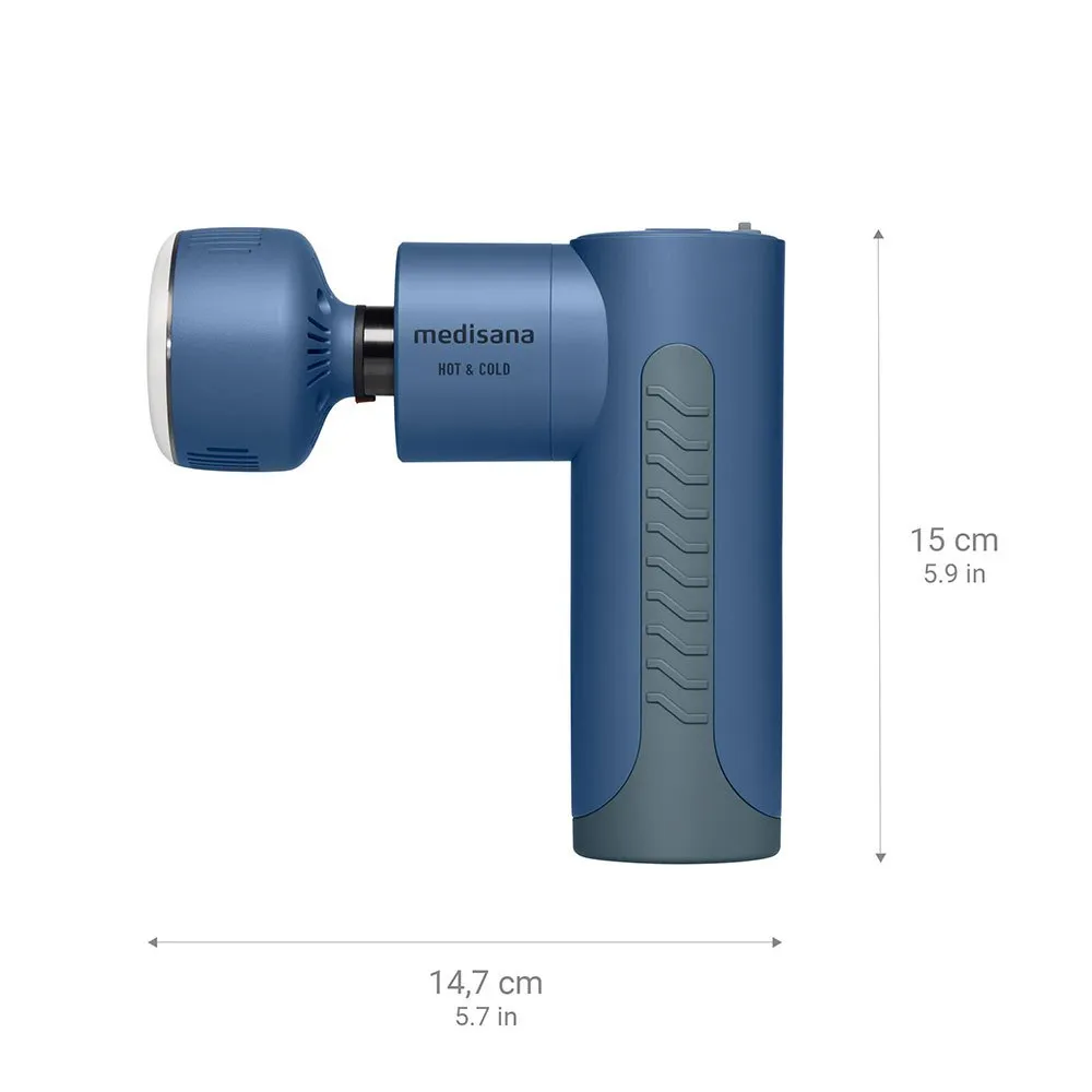 Medisana Mg 600 Hot And Cold Massasjepistol, Blue, One Size Medisana Mg 600 Hot And Cold Massasjepistol, Blue, One Size