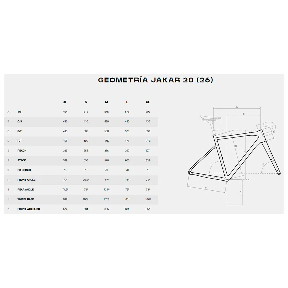 Megamo Jakar 20 Apex Eagle 12s 2026 Grussykkel, Gravel sykkel