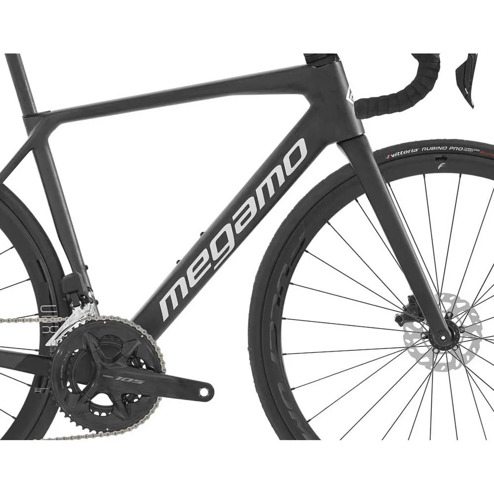 Megamo Raise 15 Sh12 105 Di2 2024 Landeveissykkel, Black Megamo Raise 15 Sh12 105 Di2 2024 Landeveissykkel, Black