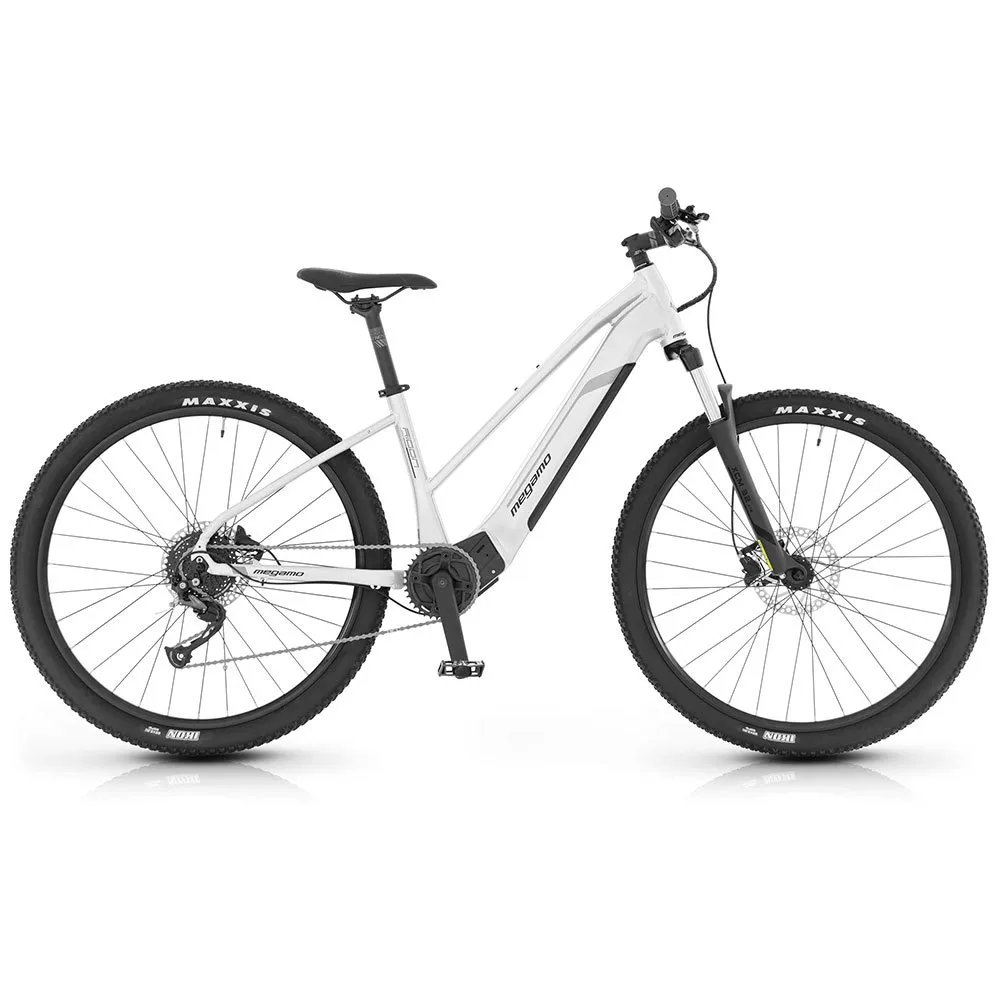 Megamo Ridon Low 630 05 29´´ Altus 2023 Elektrisk Terrengsykkel, White, L, 630Wh, Elsykkel Megamo Ridon Low 630 05 29´´ Altus 2023 Elektrisk Terrengsykkel, White, L, 630Wh, Elsykkel