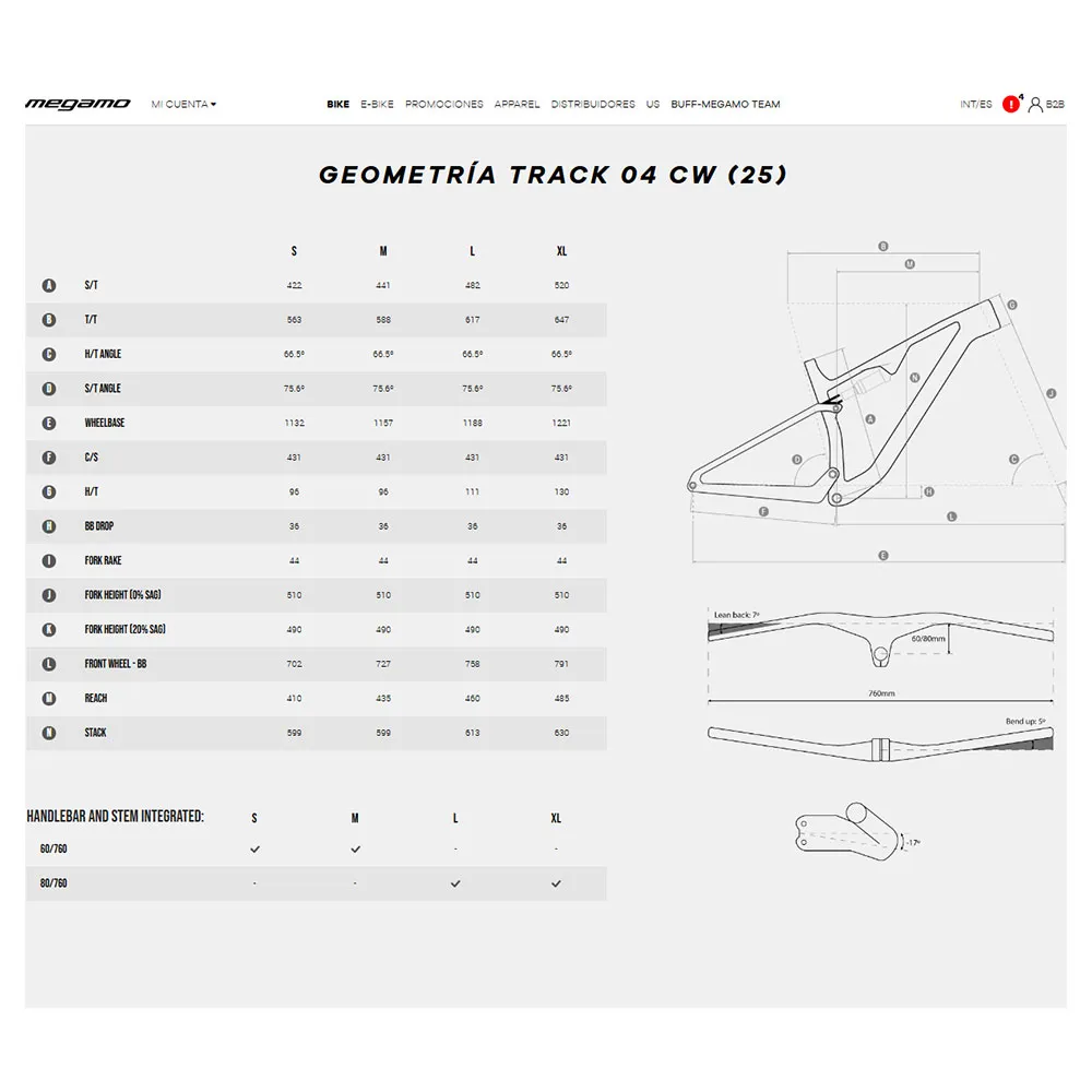 Megamo Track 04 Cw 29´´ Xt 2025 Terrengsykkel Megamo Track 04 Cw 29´´ Xt 2025 Terrengsykkel