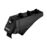 Menabo Alfa Car Roof Bars Integrated/raised Rails Klemme, Black, One Size