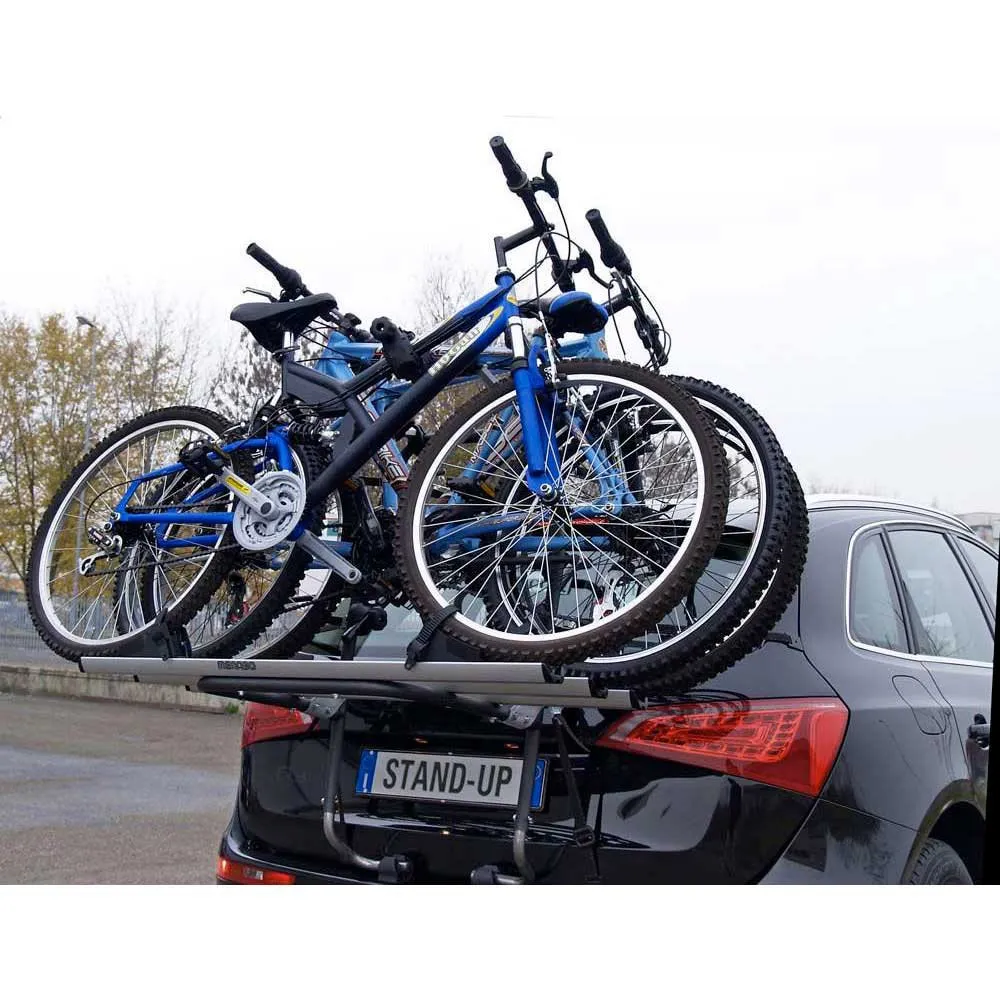 Menabo Stand Up Sykkelstativ For 2 Sykler, Silver, 2 Sykkels