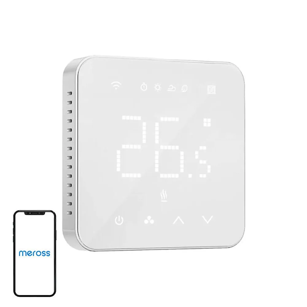 Meross Mts200bhk Eu Homekit Smart Termostat, White, One Size Meross Mts200bhk Eu Homekit Smart Termostat, White, One Size