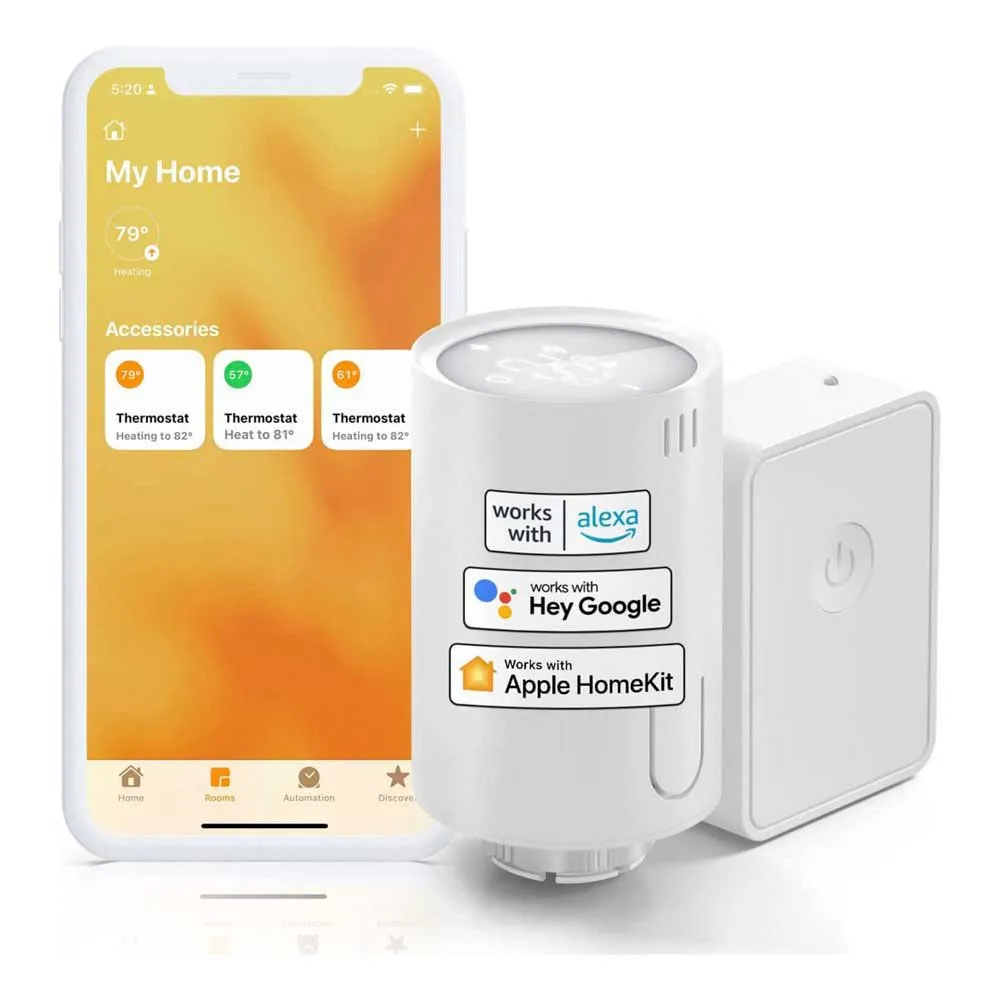 Meross Starter Kit Smart Termostat, White, One Size Meross Starter Kit Smart Termostat, White, One Size