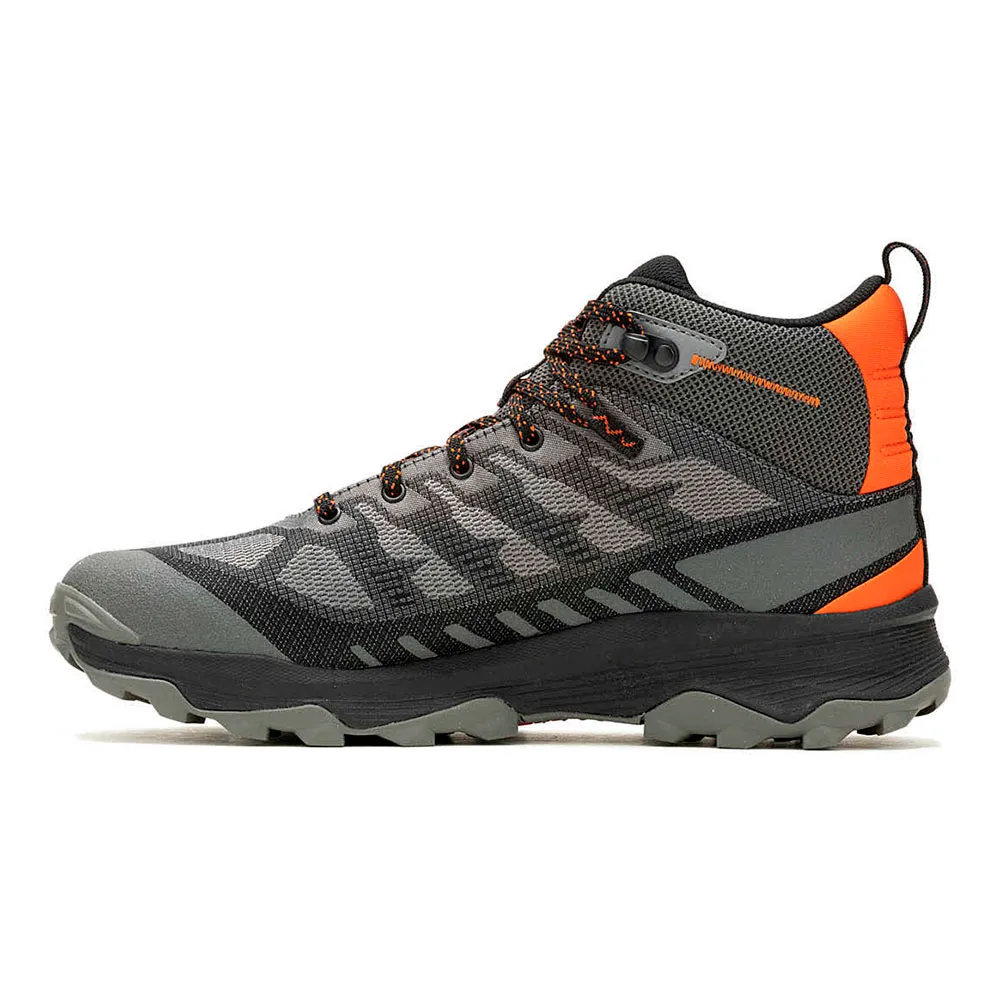 Merrell Speed Eco Mid Wp Tursko, Charcoal / tangerne Merrell Speed Eco Mid Wp Tursko, Charcoal / tangerne