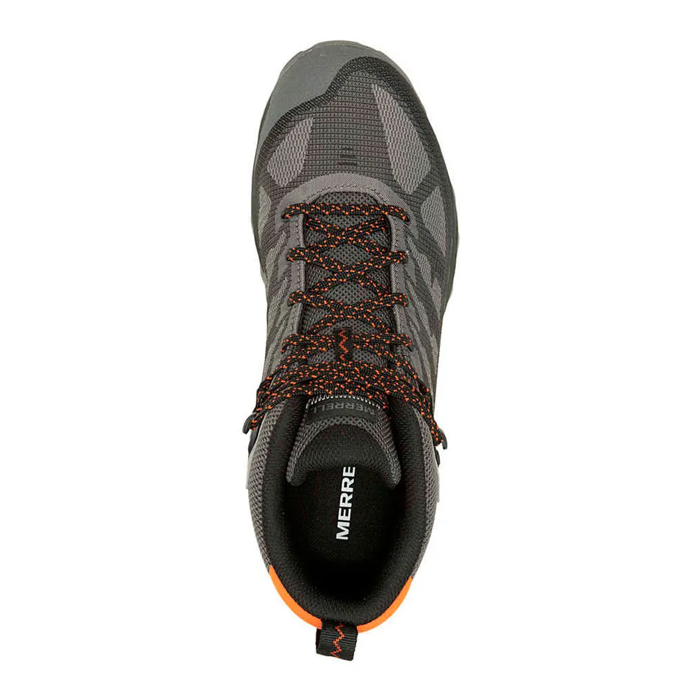 Merrell Speed Eco Mid Wp Tursko, Charcoal / tangerne Merrell Speed Eco Mid Wp Tursko, Charcoal / tangerne
