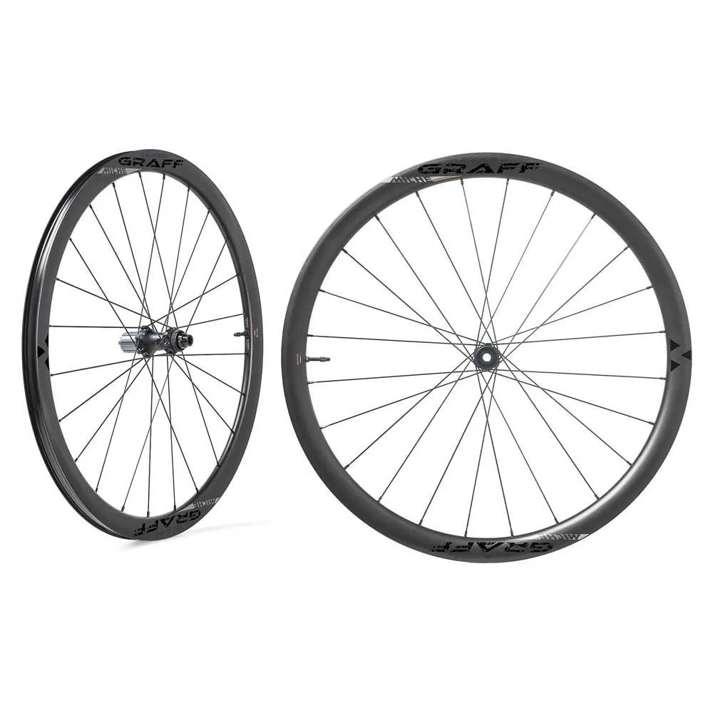 Miche Carbo Graff Evo Cl Disc Tubeless Hjulsett For Grussykkel