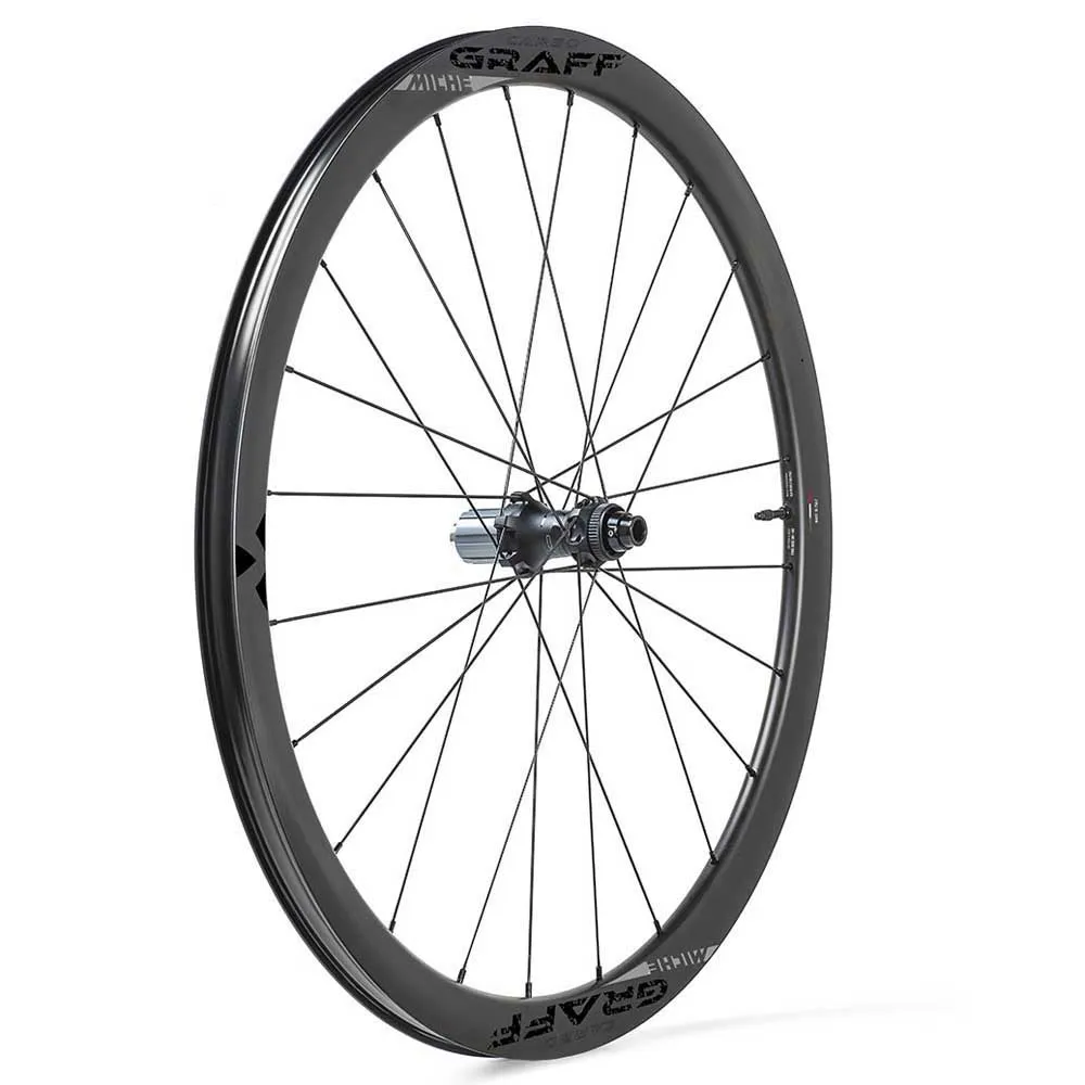 Miche Carbo Graff Evo Cl Disc Tubeless Hjulsett For Grussykkel