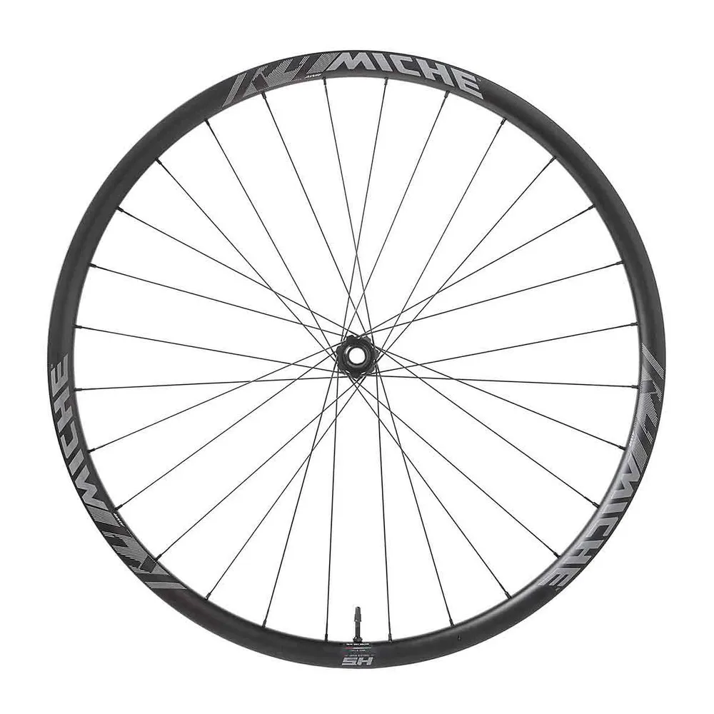 Miche K4 Awr Cl Disc Tubeless Terrengsykkel Forhjul, Black, 700C 28", 28H