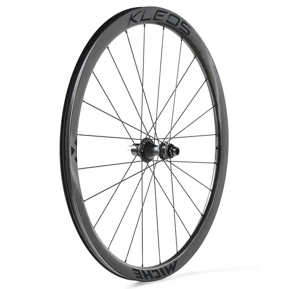 Miche Kleos Dx 36-36 Cl Disc Tubeless Landeveishjulsett, Black, 12 x 100 / 12 x 142mm, Shimano/Sram HG Miche Kleos Dx 36-36 Cl Disc Tubeless Landeveishjulsett, Black, 12 x 100 / 12 x 142mm, Shimano/Sram HG