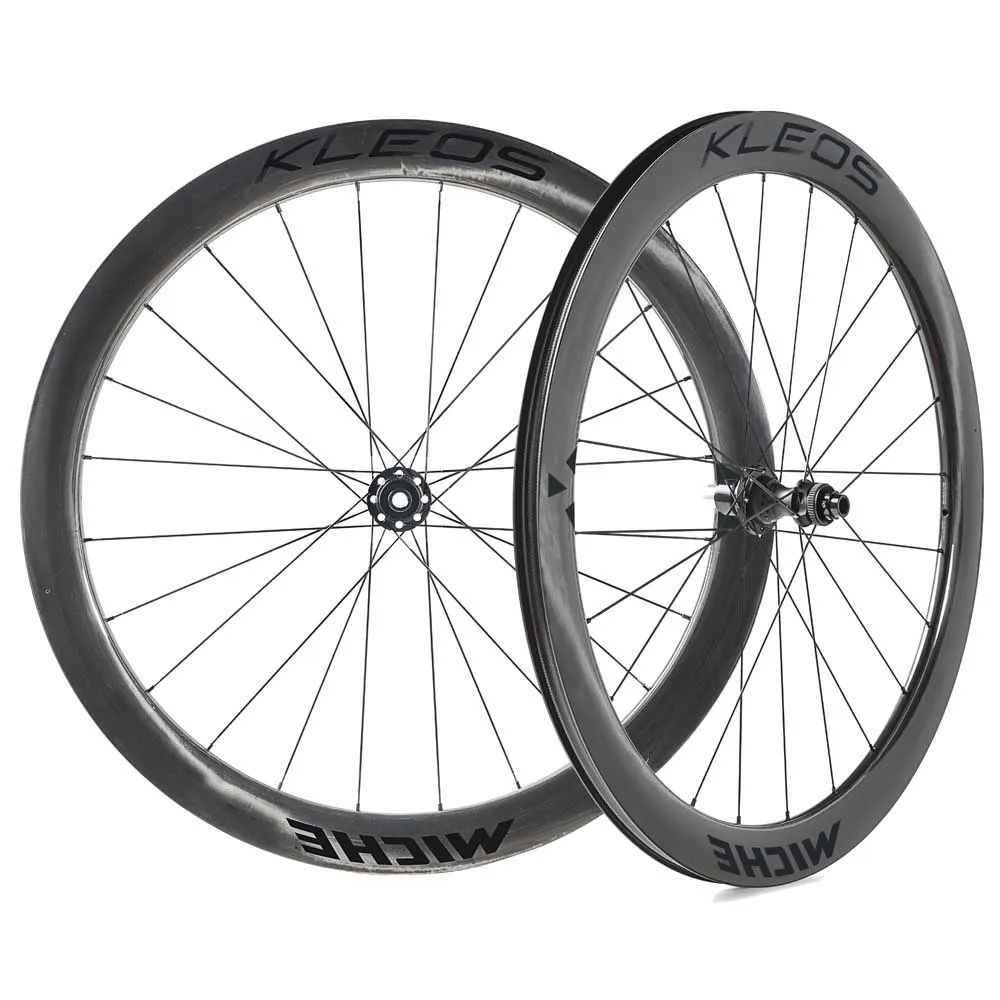Miche Kleos Dx 50-50 Cl Disc Tubeless Landeveishjulsett, Black, 12 x 100 / 12 x 142mm, Shimano/Sram HG Miche Kleos Dx 50-50 Cl Disc Tubeless Landeveishjulsett, Black, 12 x 100 / 12 x 142mm, Shimano/Sram HG
