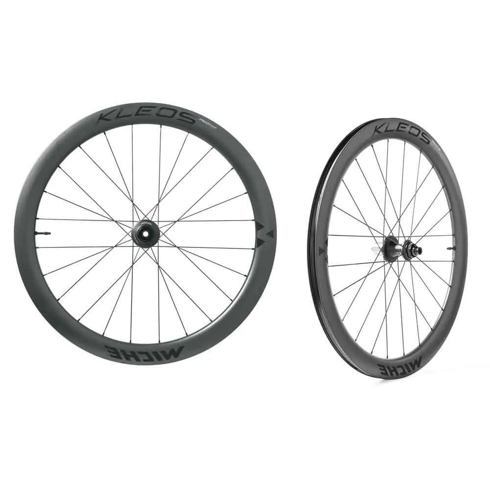 Miche Kleos Rd Dx 50-50 Cl Disc Tubeless Landeveishjulsett Miche Kleos Rd Dx 50-50 Cl Disc Tubeless Landeveishjulsett