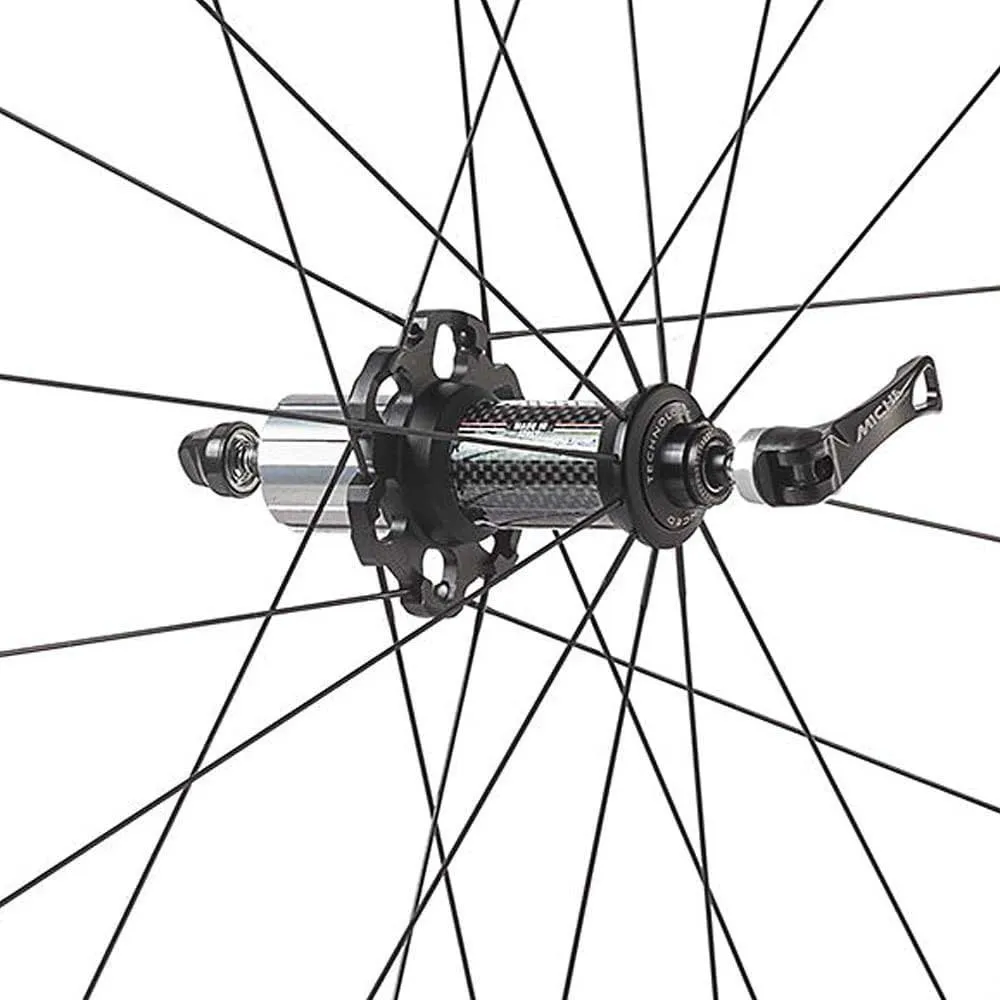 Miche Neon Landeveishjulsett, Black / grey, 9 x 100 / 10 x 120mm, Shimano/Sram HG