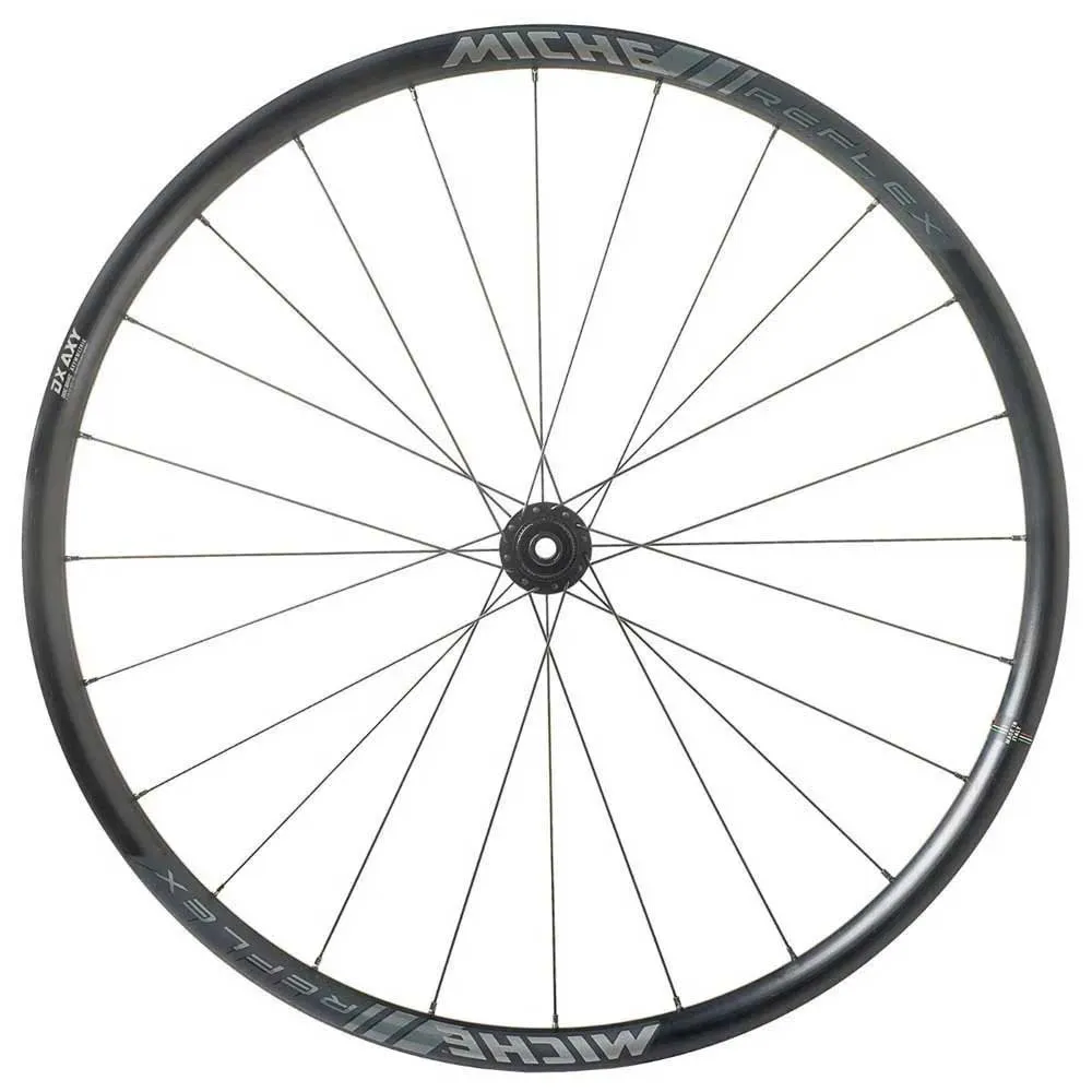 Miche Reflex Dx 700 Tubeless Landeveishjulsett, Black, 12 x 100 / 12 x 142mm, Shimano/Sram HG