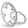 Miche Supertype 130 Bcd Kjettingring, Silver, 40t