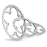Miche Supertype Hg 135 Bcd Kjettingring, Silver, 42t, Shimano/Sram HG
