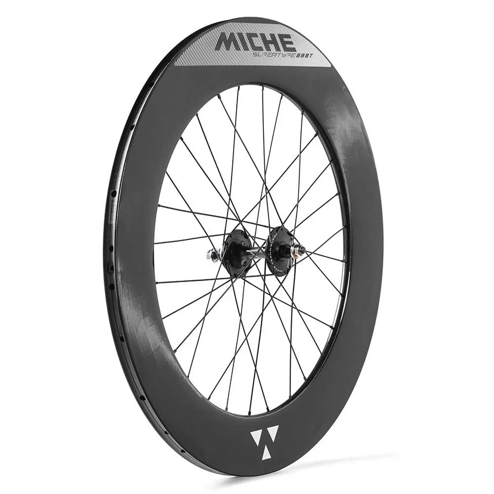 Miche Supertype Pista 888t 28´´ Disc Landeveishjulsett, Black, 9 x 100 / 10 x 120mm, Shimano/Sram HG