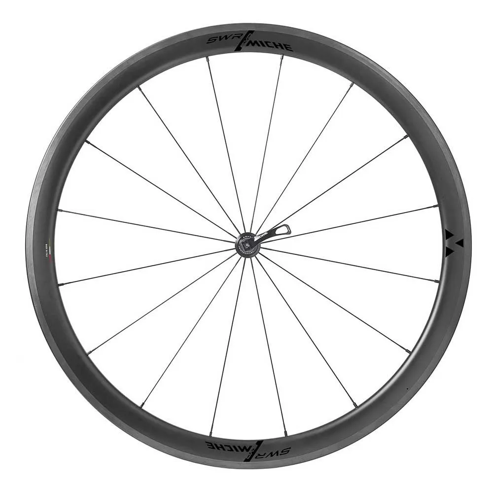 Miche Swr Rim 38 Tubeless Landeveishjulsett, Black, 9 x 100/10 x 130mm, Shimano/Sram HG