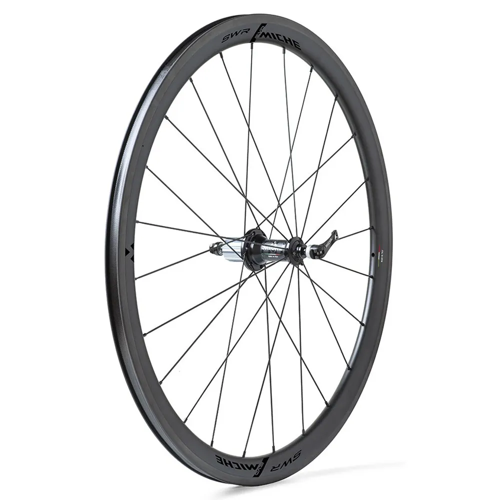 Miche Swr Rim Landeveishjulsett, Black, 9 x 100/10 x 130mm, Shimano/Sram HG Miche Swr Rim Landeveishjulsett, Black, 9 x 100/10 x 130mm, Shimano/Sram HG