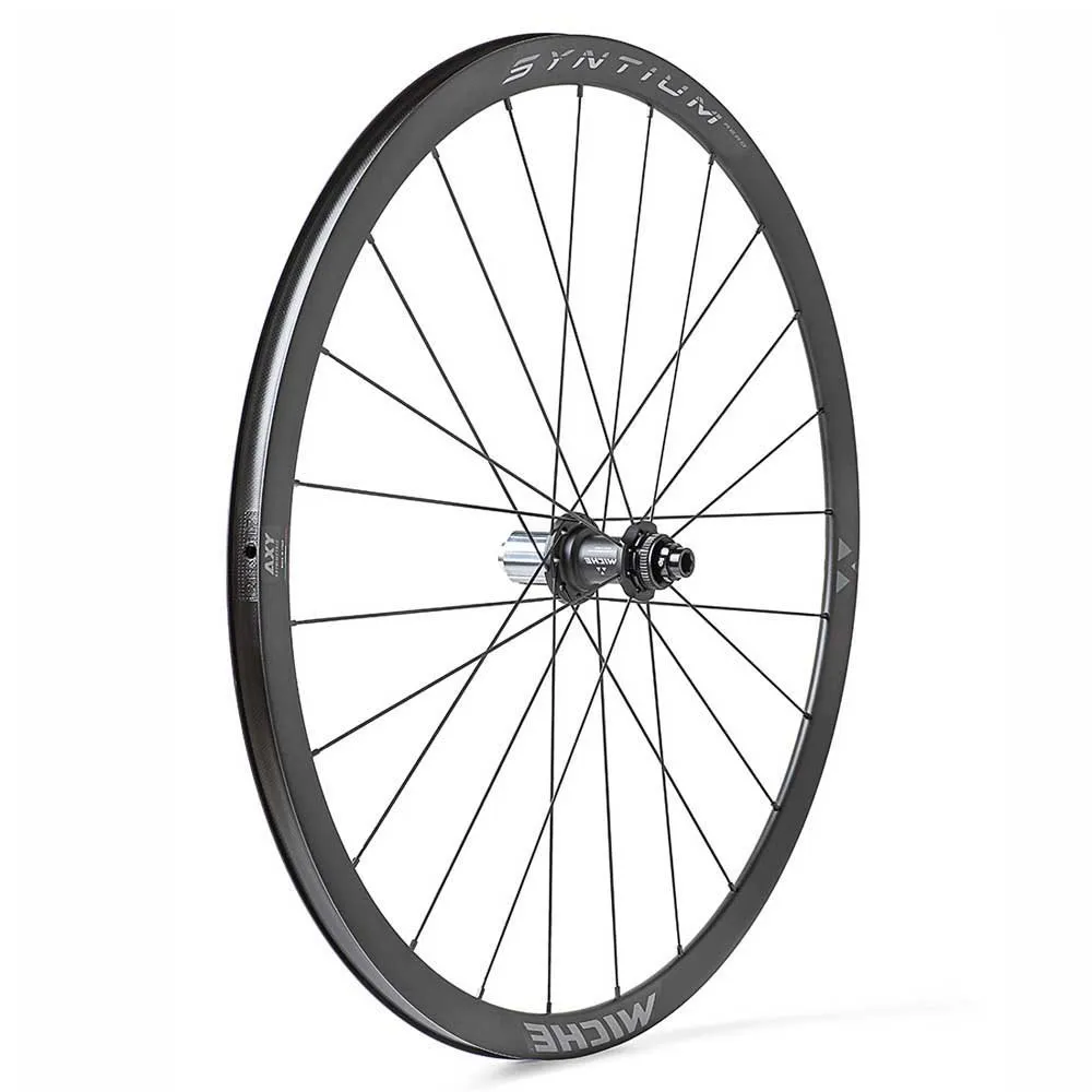Miche Syntium Aero 28´´ 700c Cl Disc Tubeless Landeveishjulsett Miche Syntium Aero 28´´ 700c Cl Disc Tubeless Landeveishjulsett