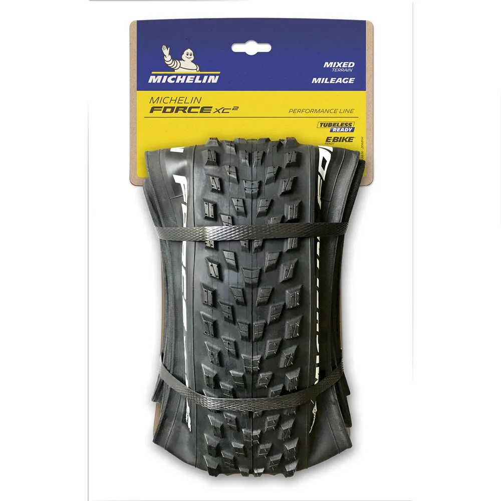 Michelin Force Xc2 Performance Tubeless 29´´ X 2.10 Stiv Mtb-dekk, Sykkeldekk Michelin Force Xc2 Performance Tubeless 29´´ X 2.10 Stiv Mtb-dekk, Sykkeldekk