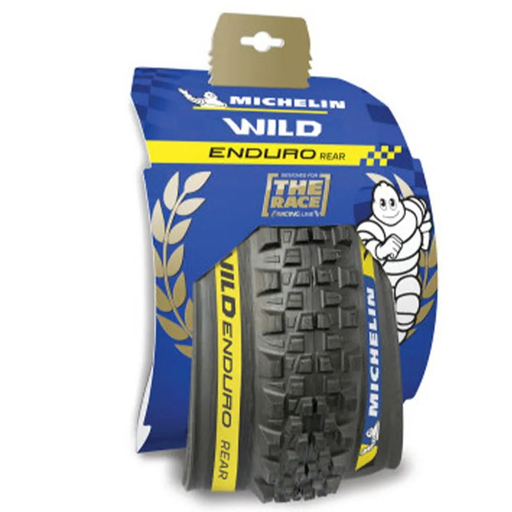 Michelin Wild Enduro Racing Line Rear Tubeless 29´´ X 2.40 Stiv Mtb-dekk, Black, 29" x 2.40, Sykkeldekk Michelin Wild Enduro Racing Line Rear Tubeless 29´´ X 2.40 Stiv Mtb-dekk, Black, 29" x 2.40, Sykkeldekk