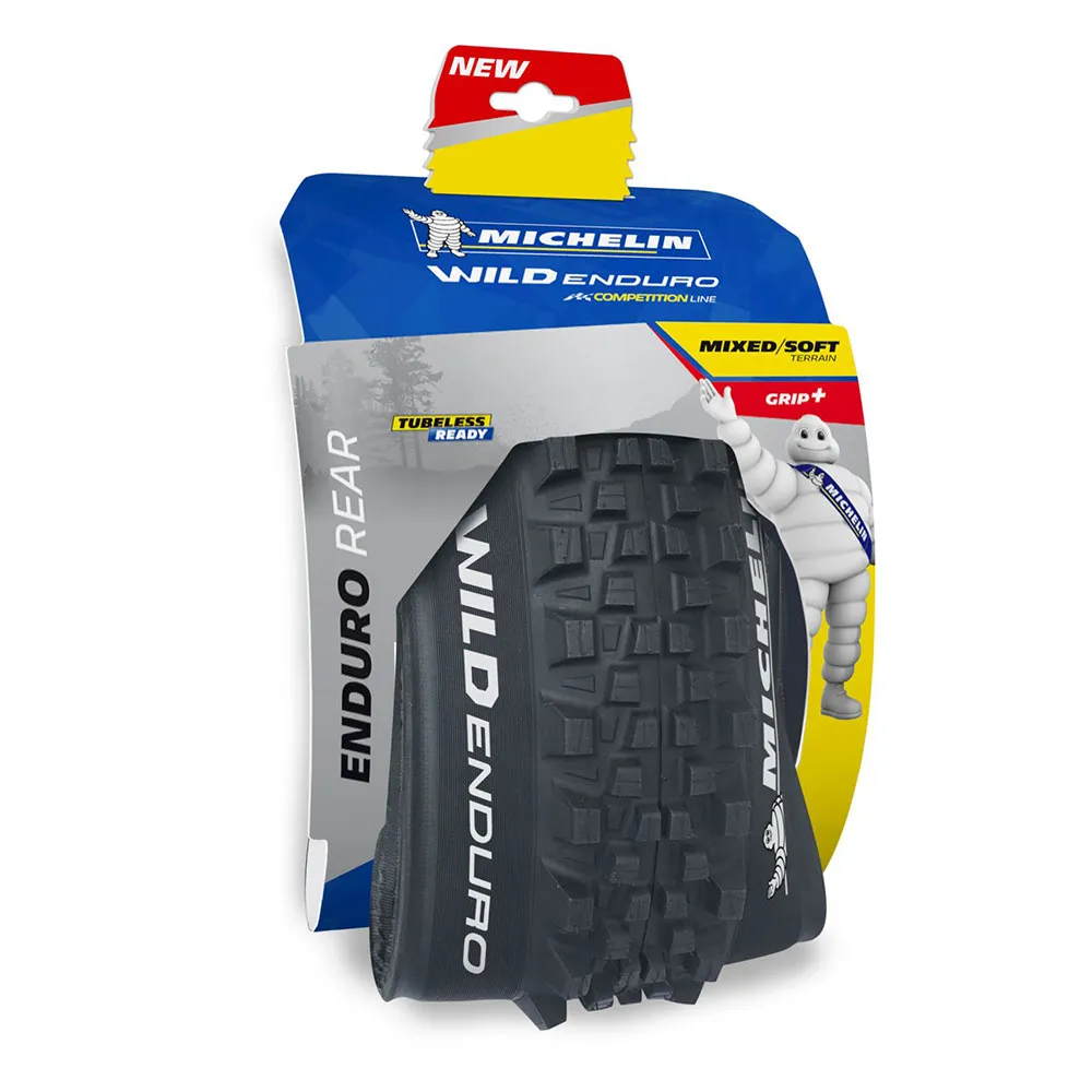 Michelin Wild Enduro Tubeless 27.5´´ X 2.40 Mtb-dekk, Black, 27.5" x 2.40, ZR17, Sykkeldekk Michelin Wild Enduro Tubeless 27.5´´ X 2.40 Mtb-dekk, Black, 27.5" x 2.40, ZR17, Sykkeldekk