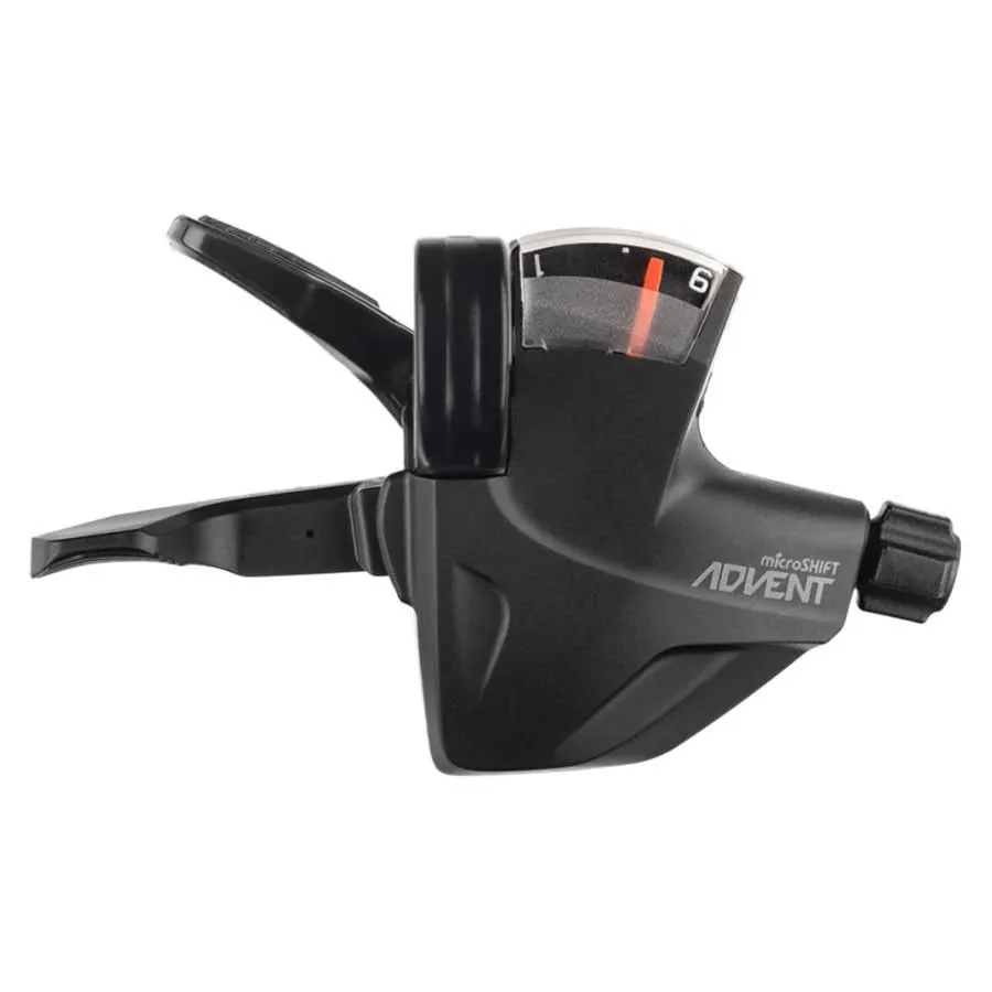 microSHIFT Advent Quick Trigger Pro-r Høyre Gir, Black, 9s