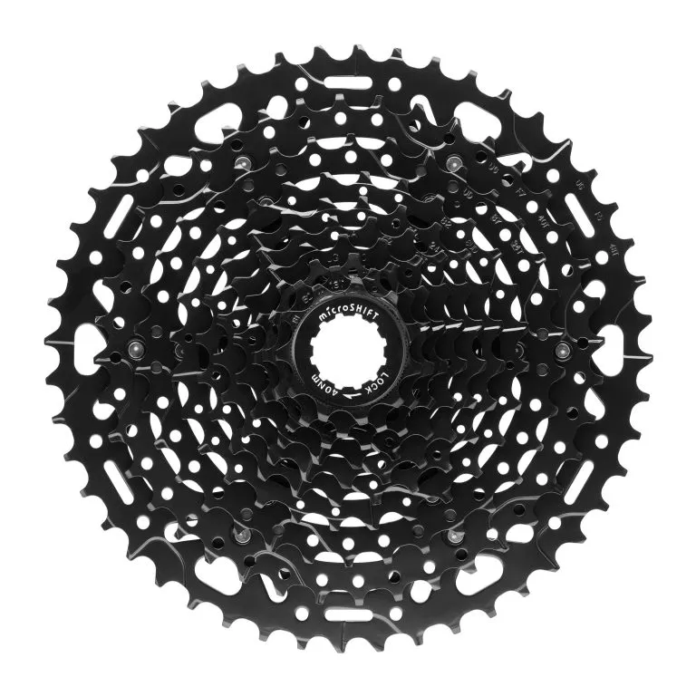 microSHIFT Advent X CS-G104 10-delt Kassett, Black, 10s, 11-48t