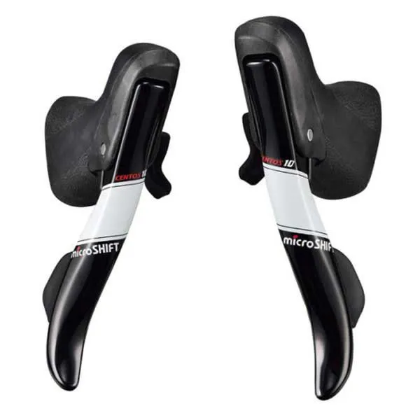 microSHIFT Centos Girhendler Sett, Black / white, 2 x 10s