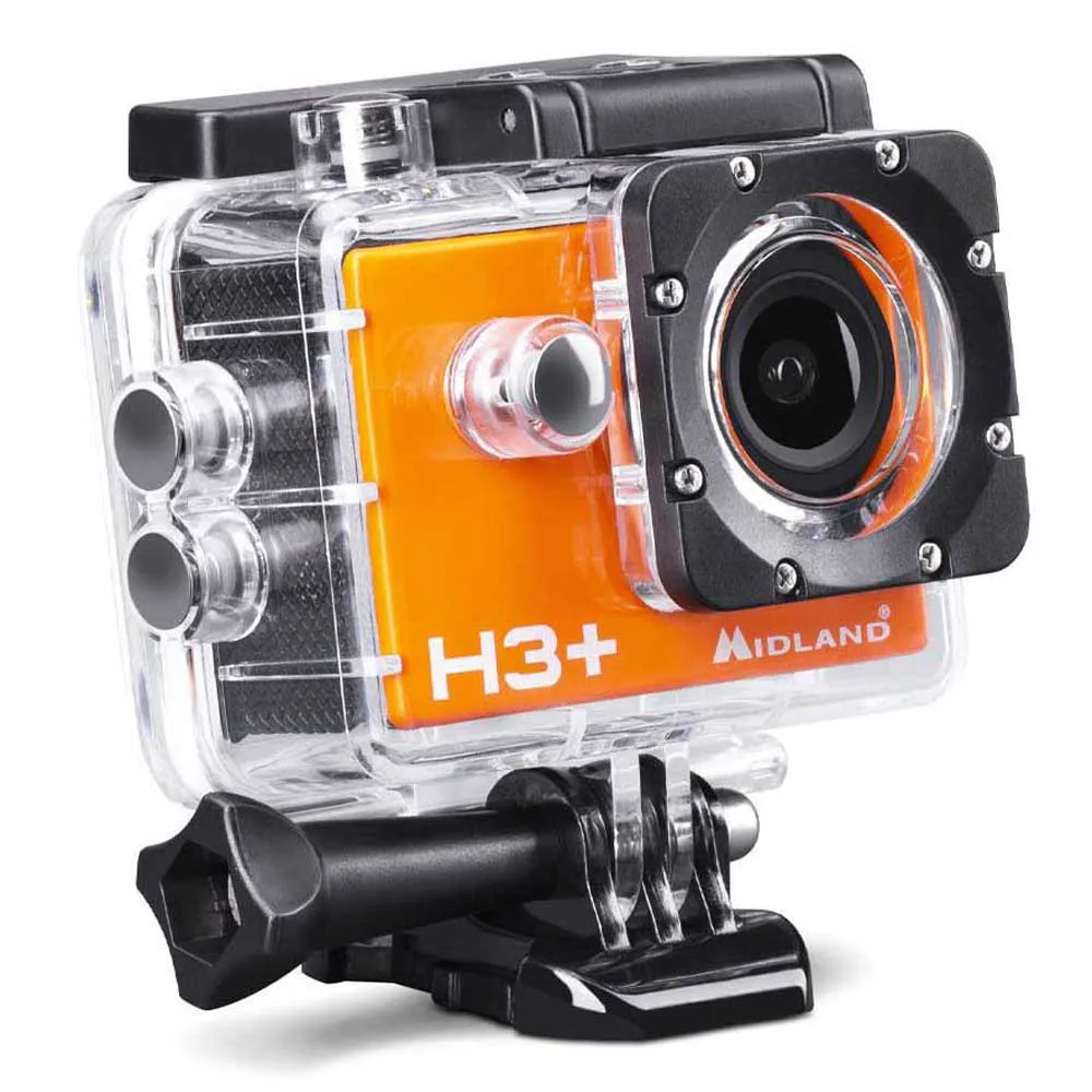 Midland H3+ Actionkamera, Orange, One Size