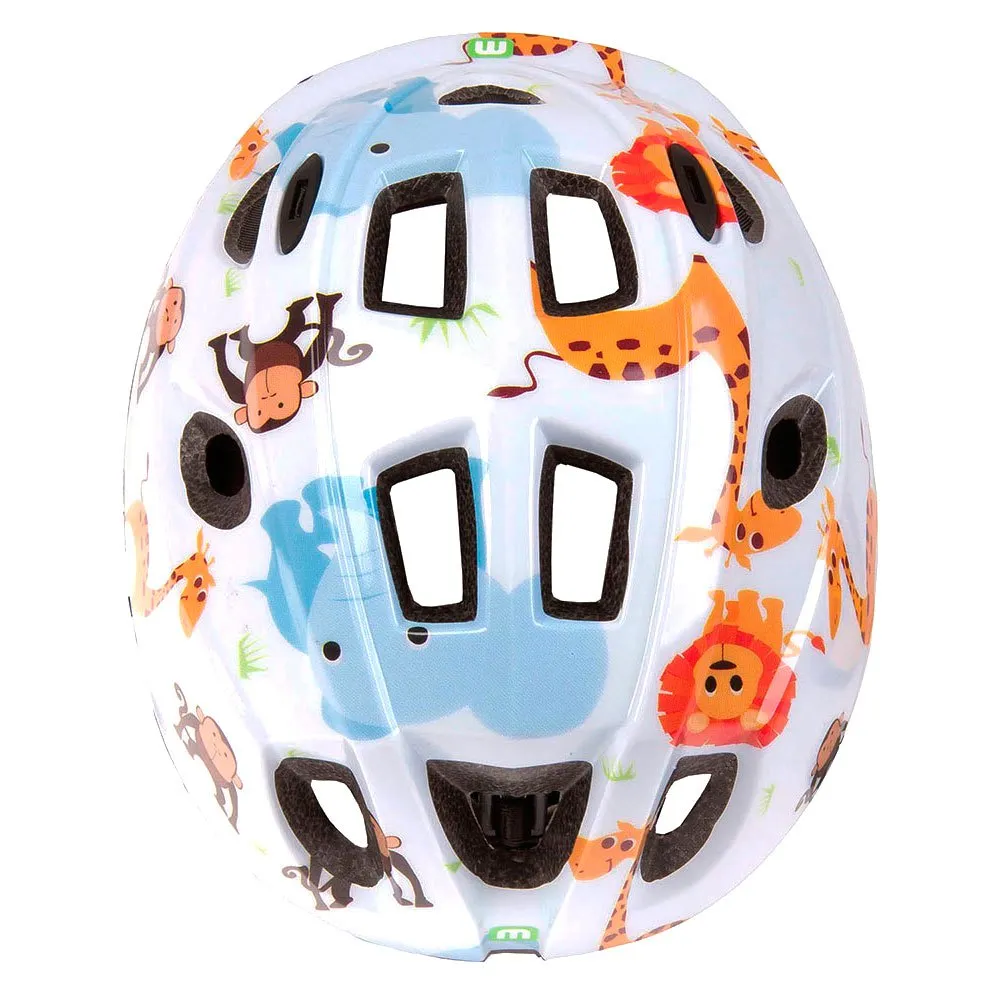 Mighty Zoo Juniorhjelm, White Mighty Zoo Juniorhjelm, White