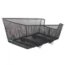 Mijnen Pieper College Basic Closed Mesh Fixed System Kurv, Black, One Size